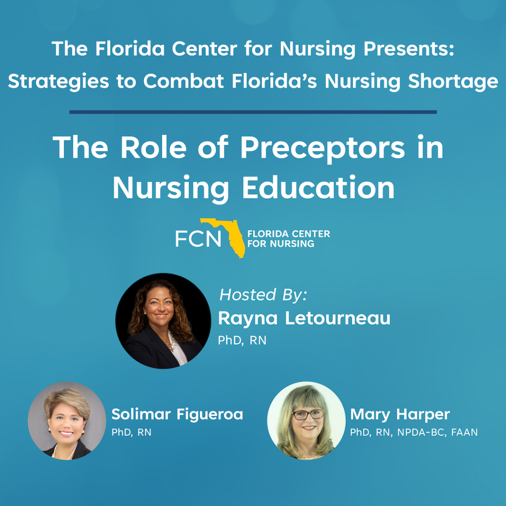 The Role of Preceptors in Nursing Education Graphic Flyer